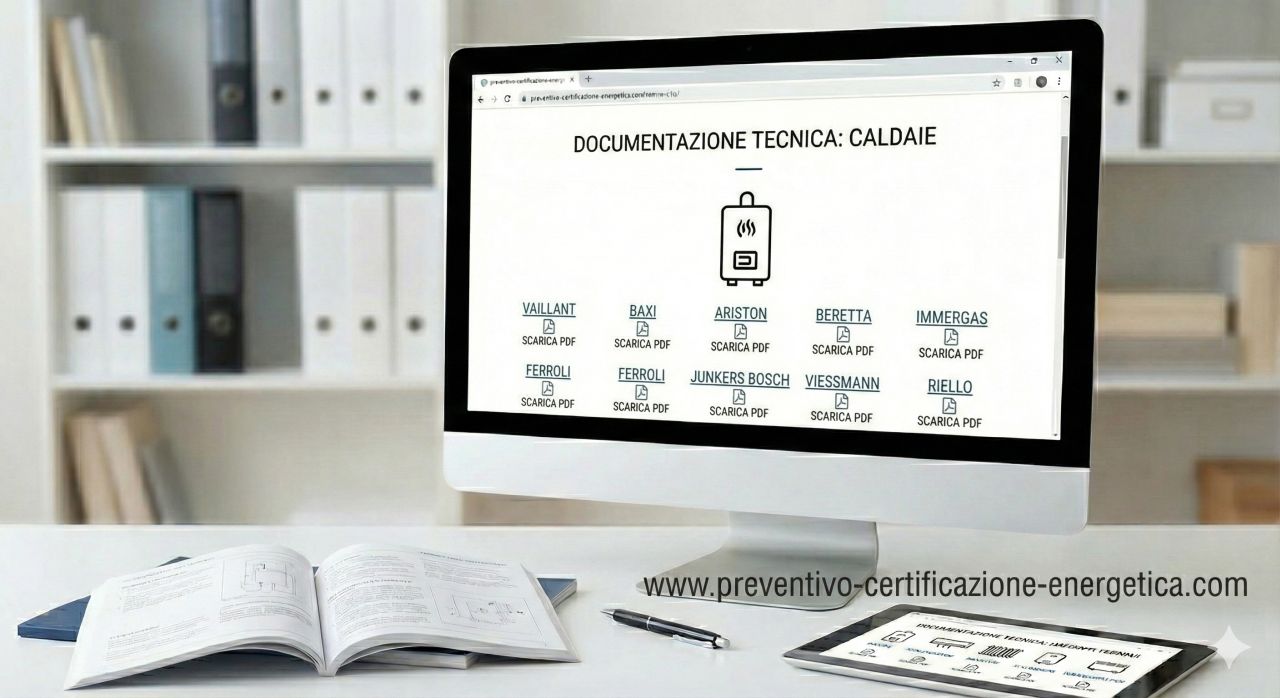 Documentazione tecnica caldaie liberamente scaricabile