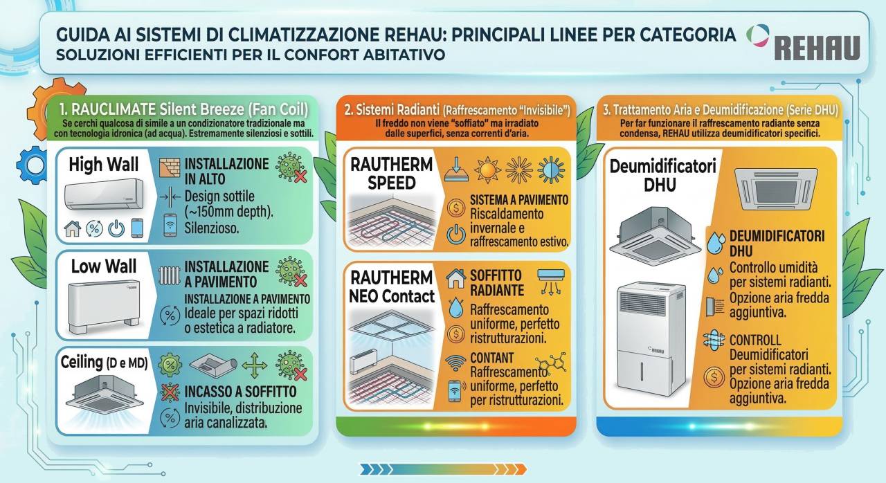 Documentazione tecnica climatizzatori Rehau liberamente scaricabile