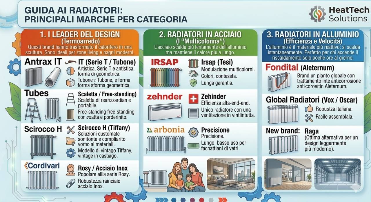 Documentazione tecnica radiatori liberamente scaricabile