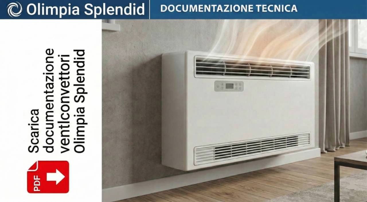 Documentazione tecnica ventilconvettori Olimpia Splendid