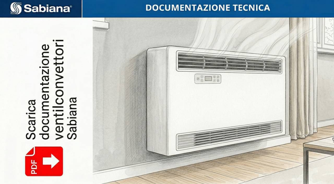 Documentazione tecnica ventilconvettori Sabiana