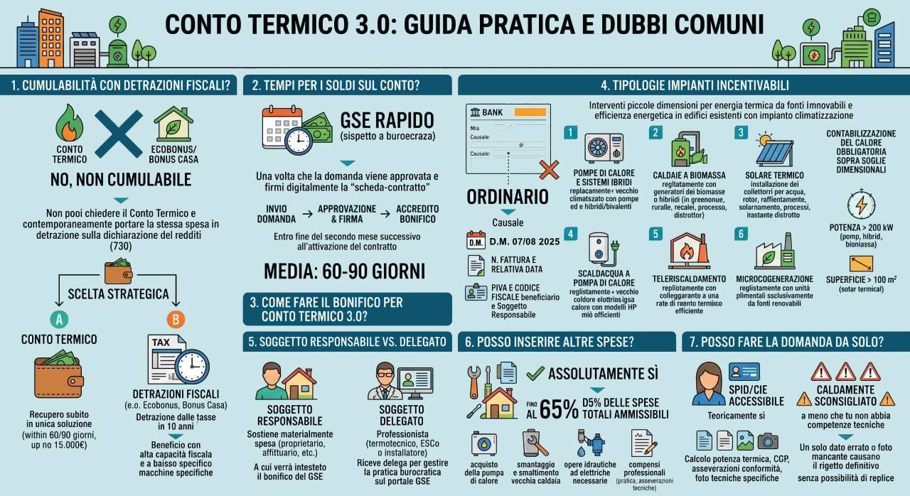 Conto Termico 3.0 | FAQ e guida pratica agli incentivi GSE
